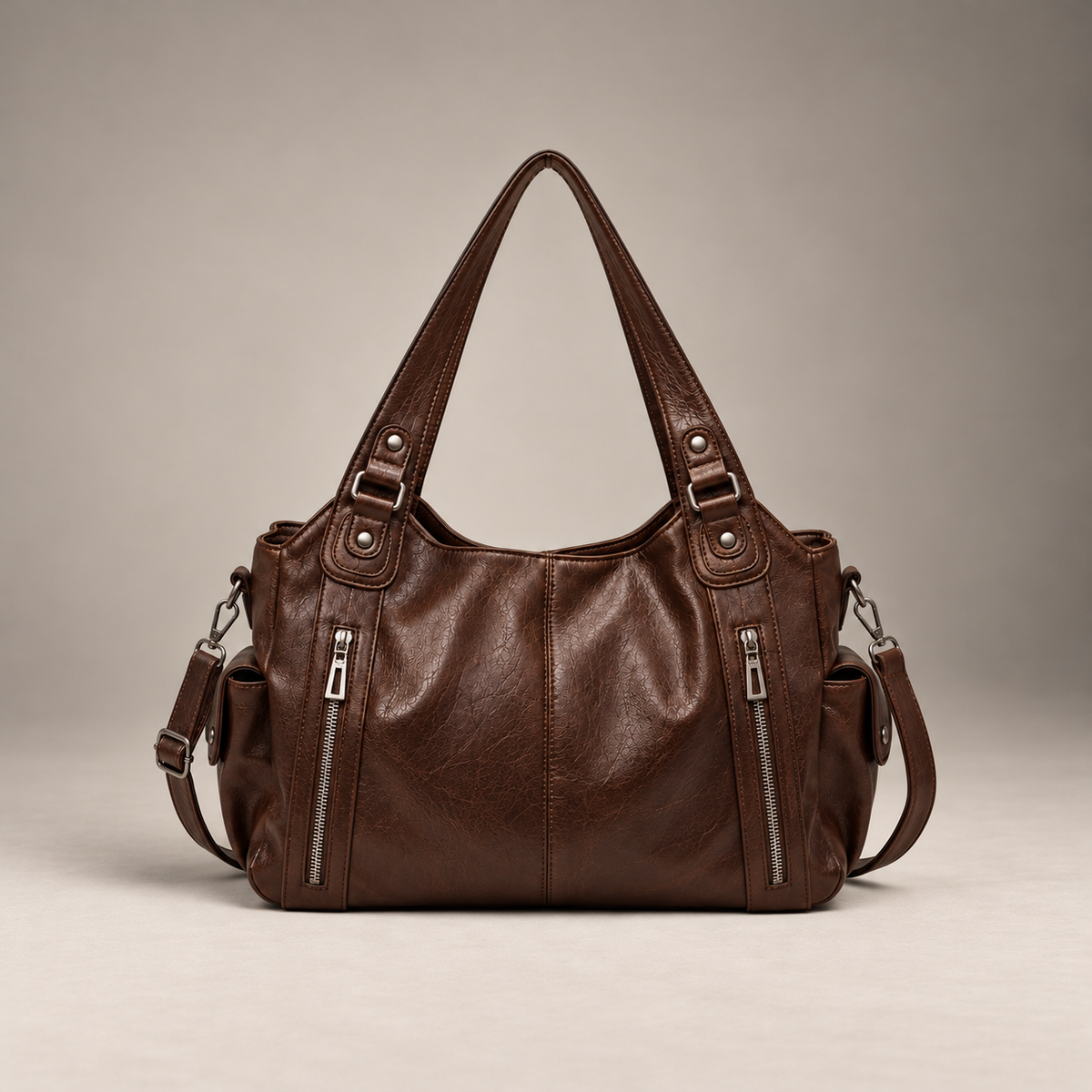Sac à main Topeka OGAMERI marron