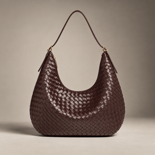 Sac tressé Tressia OGAMERI bordeaux